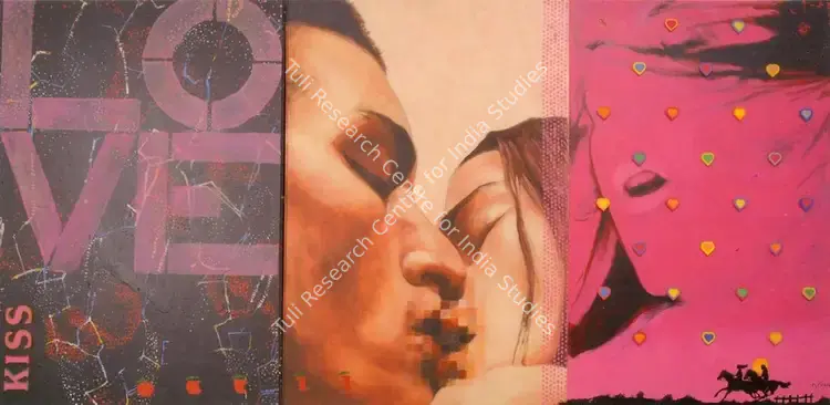 Kashi, Ravi Kumar (Artist). What will people think?. Oil on board, 2002 | Painting | FineArts | 00574711