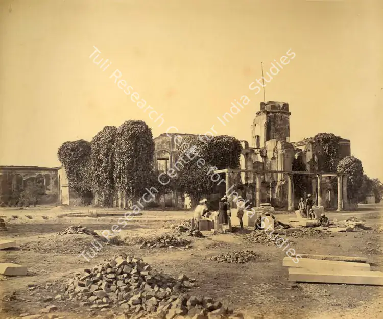 Bourne, Samuel (Photographer). The Residency, Lucknow. Albumen print, c.1864-1866 | Antiquarian Photograph | Photography | 00115098