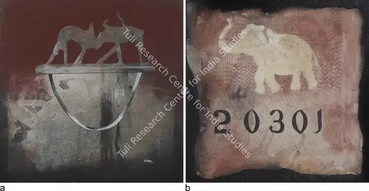 E., Gurusiddappa G. (Artist). Untitled. Oil on canvas, 1999 | Painting | FineArts | 00644781