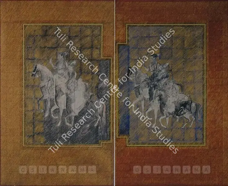 Akhlaq, Zahoor Ul (Artist). Untitled. Acrylic on canvas, c.1990 | Painting | FineArts | 00562946