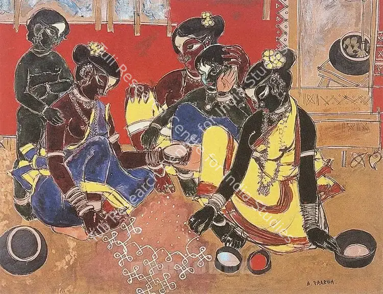 Prabha, B. (Artist). Untitled. Gouache, c.1950s | Painting | FineArts | 00376175