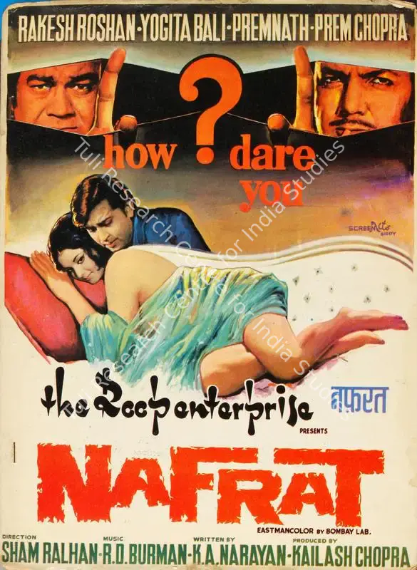 Chopra, Kailash (Producer), Nafrat, 1973 | Song-Synopsis Booklet | CinemaEducation | 00779198