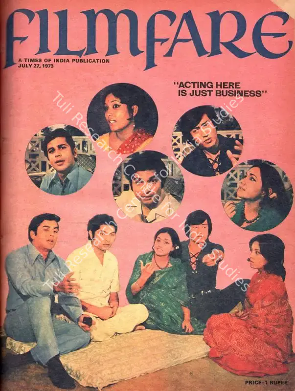 Karanjia, B.K. (Editor). Filmfare - The Fortnightly Film Magazine. 22(15). Bombay: Uma Shankar, c/o The Times of India, 27 July 1973 | Magazine | CinemaEducation | 00793510