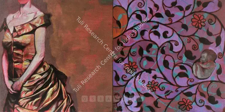 Shetty, Sudarshan (Artist). Queen. Acrylic on canvas, 2002 | Painting | FineArts | 00562690