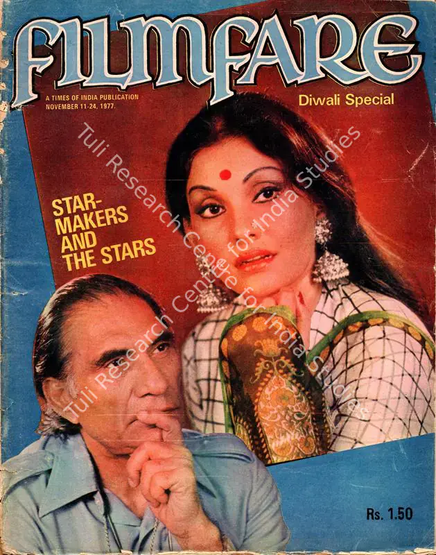 Karanjia, B.K. (Editor). Filmfare - The Fortnightly Film Magazine. 26(23). Bombay: T P Pithavala, c/o The Times of India, 11 November 1977 | Magazine | CinemaEducation | 00793618