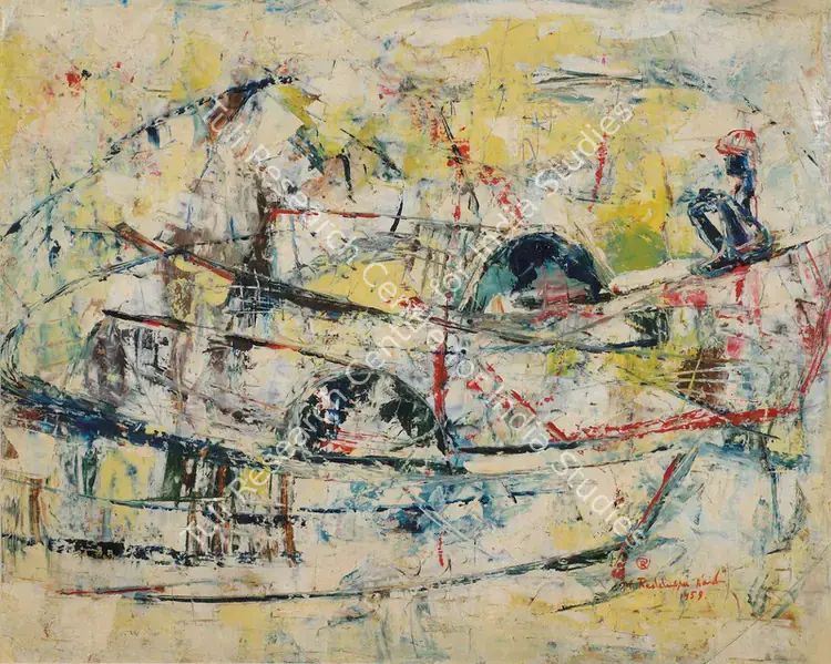 Naidu, Reddeppa (Artist). Untitled. Oil on board, 1959 | Painting | FineArts | 00561577
