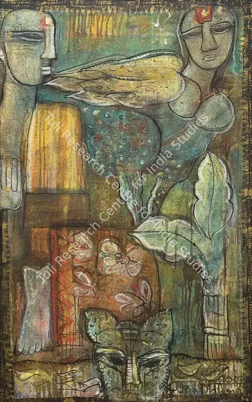 Dhumal, Rini (Artist). Untitled. Acrylic on board, 2007 | Painting | FineArts | 00604771