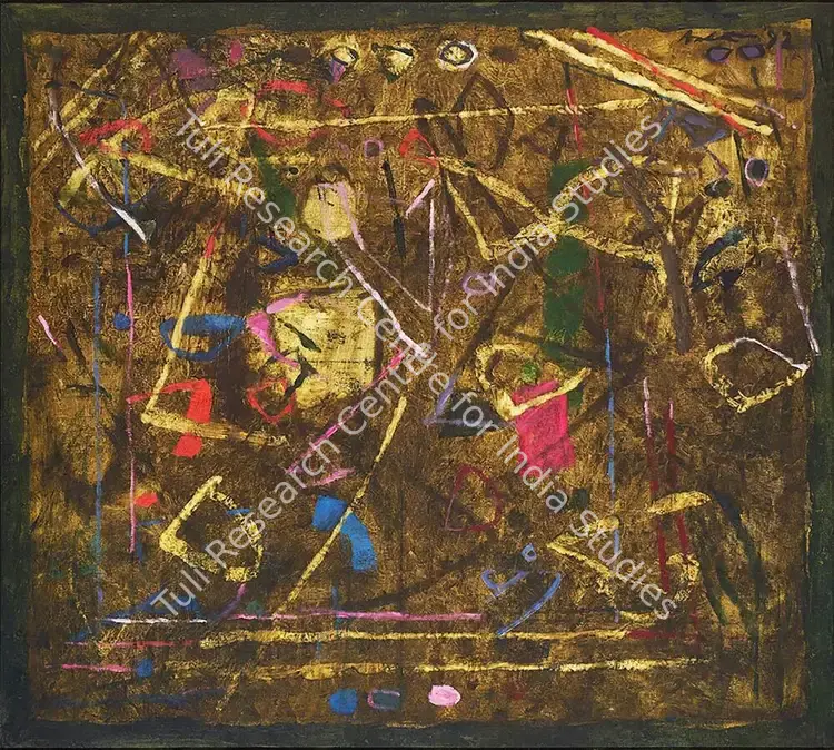 Kudallur, Achutan (Artist). Untitled. Oil on canvas, 1992 | Painting | FineArts | 00362338