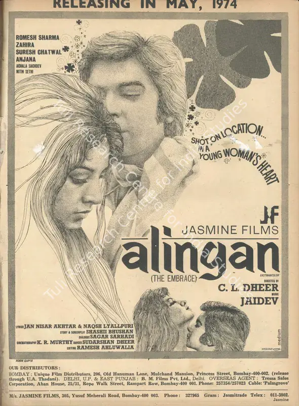 Dheer, C.L. (Director), Alingan, 1974 | Advertisement, Star & Style, 26 April 1974 | CinemaEducation | 00791891