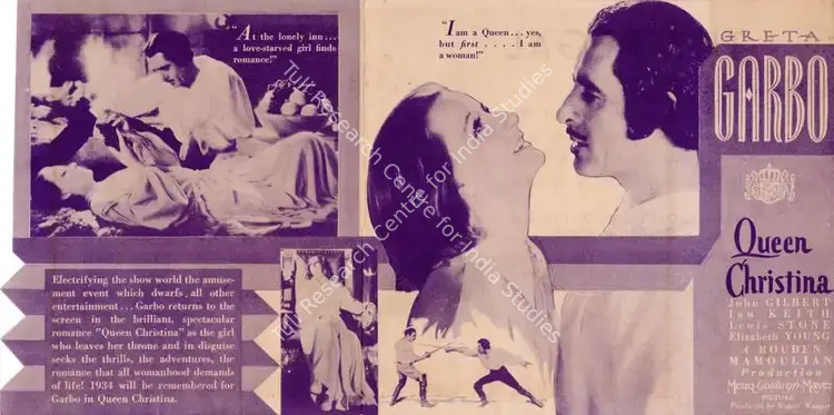 Mamoulian, Rouben (Director), Queen Christina, 1933 | Handbill | CinemaEducation | 00760999