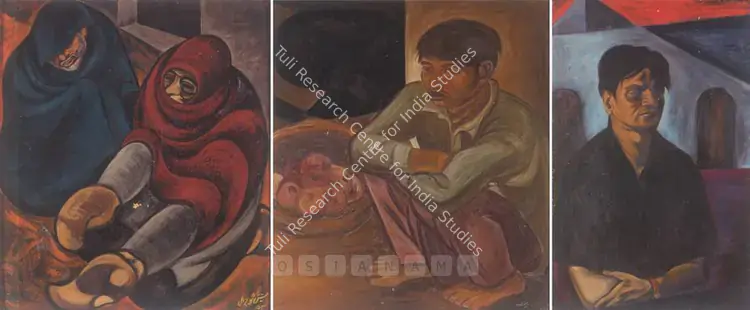 Gujral, Satish (Artist). Untitled. Oil on canvas, 1959 | Painting | FineArts | 00598070