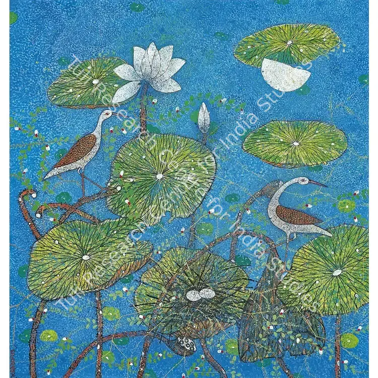 Dutta, Manoj (Artist). Morning. Tempera on board, 2016 | Painting | FineArts | 00354202
