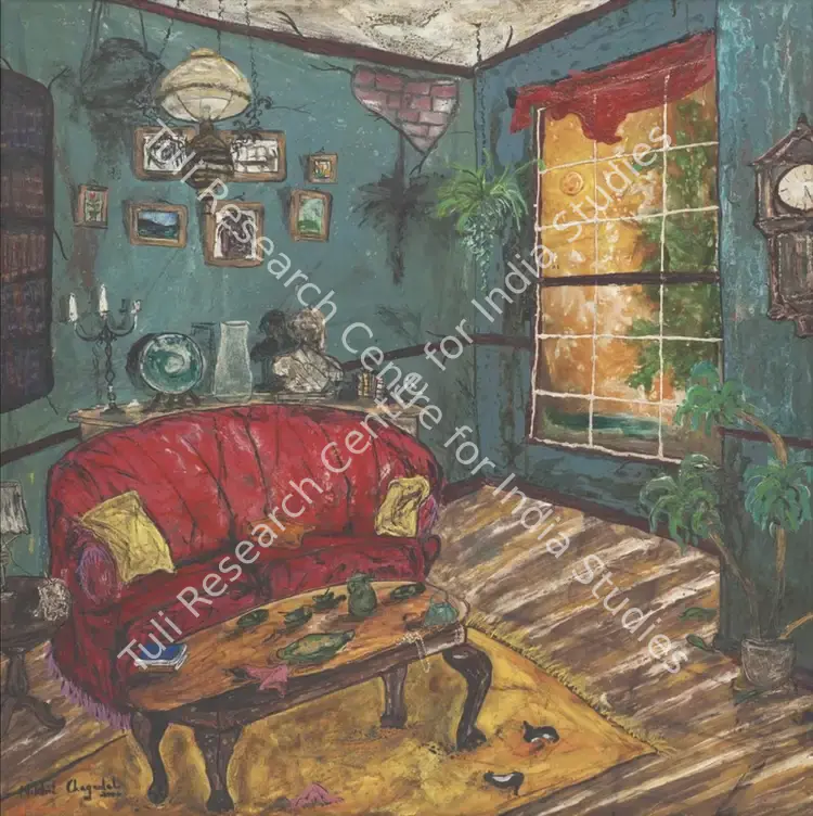 Chaganlal, Nikhil (Artist). Untitled. Acrylic on board, 2000 | Painting | FineArts | 00603272