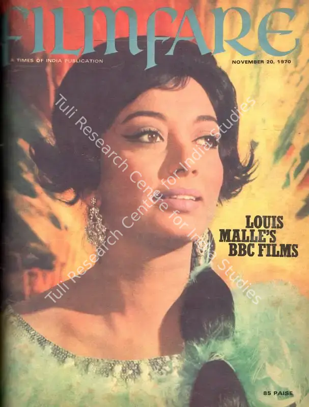 Karanjia, B.K. (Editor). Filmfare - The Fortnightly Film Magazine. 19(24). Bombay: Pyarelal Sah,  c/o The Times of India, 20 November 1970 | Magazine | CinemaEducation | 00793441