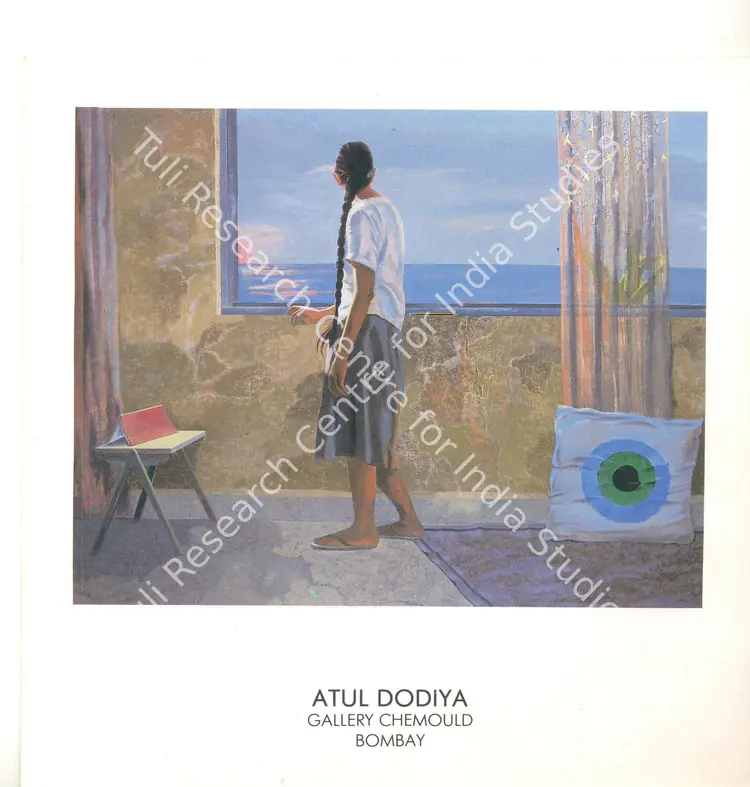 Dodiya, Atul (Artist). Atul Dodiya. Bombay: Gallery Chemould, 1989 | Solo Exhibition Invitation | FineArts | 00859076