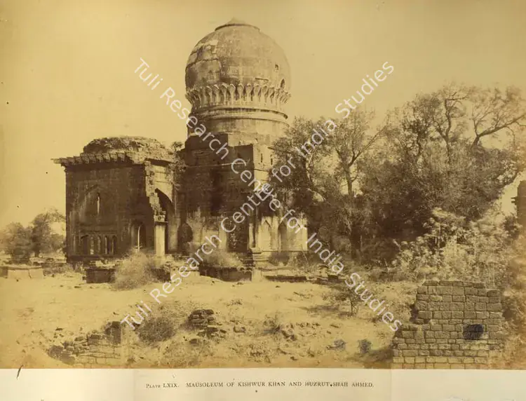 Biggs, Colonel Thomas (Photographer), Mausoleum of Kishwur Khan and Huzrut Shah Ahmed, Bijapur, c.1855 | Antiquarian Photograph | Photography | 00115115