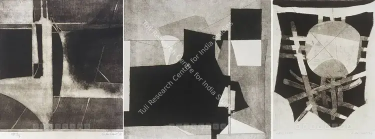 Shaw, Lalu Prasad (Artist). Untitled. Etching, 1970 | Graphic Art | FineArts | 00599950