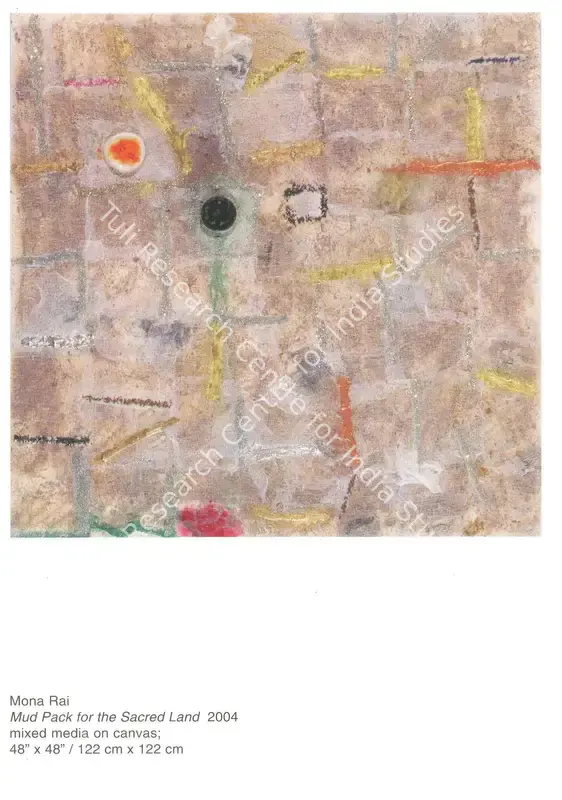 Rai, Mona (Artist). Mona Rai - The New Map of the World. New Delhi: Nature Morte, 2004 | Solo Exhibition Invitation | FineArts | 00859491
