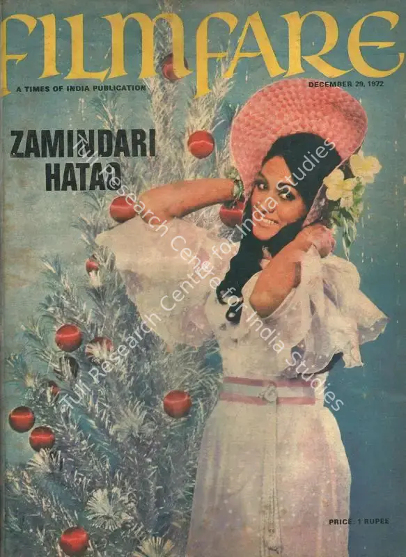 Karanjia, B.K. (Editor). Filmfare - The Fortnightly Film Magazine. 21(26). Bombay: Uma Shankar, c/o The Times of India, 29 December 1972 | Magazine | CinemaEducation | 00793495