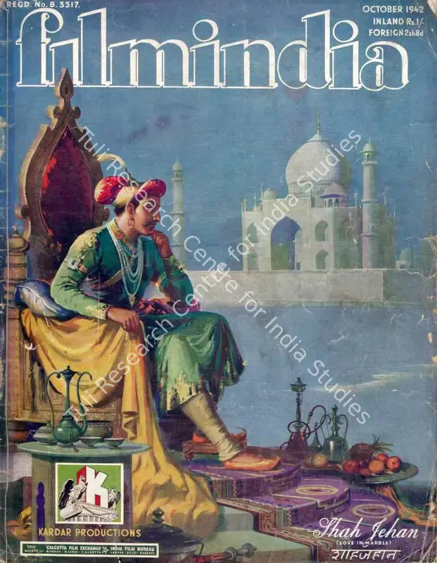 Patel, Baburao (Editor). Filmindia. 8(10). Bombay: Baburao Patel, October 1942 | Magazine | CinemaEducation | 00796495