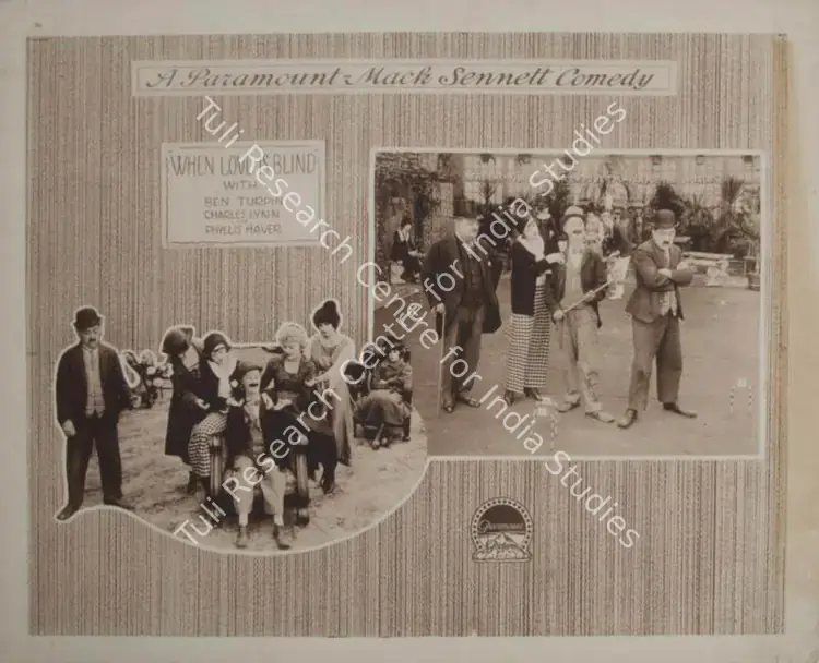 Cline, Edward F. (Director), When Love is Blind, 1919 | Lobby card | CinemaEducation | 00789965