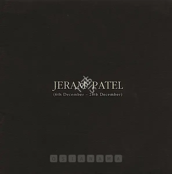 Patel, Jeram (Artist). Jeram Patel, 1996 | Solo Exhibition Catalogue | 00882554