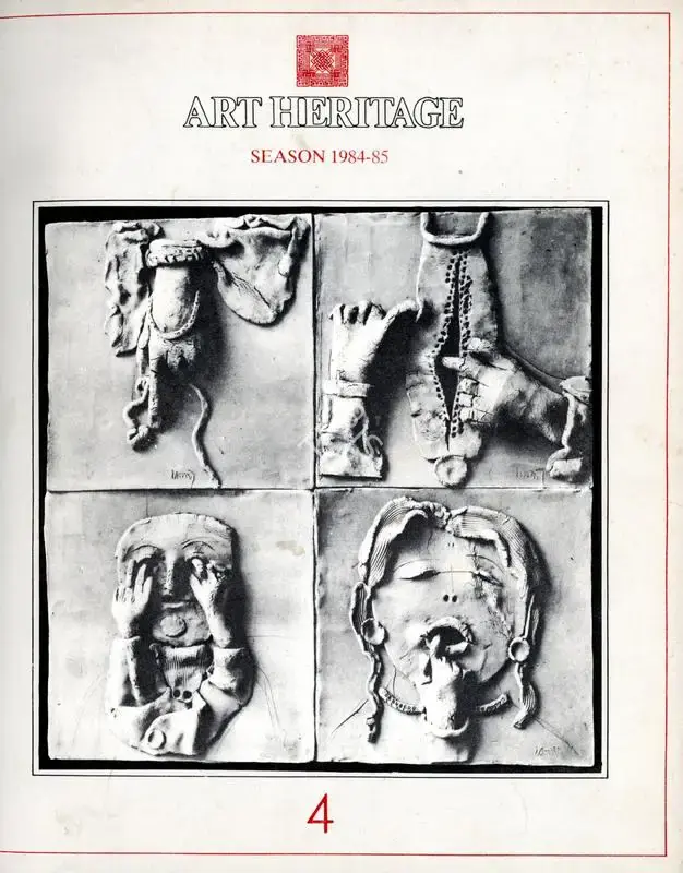 Alkazi, Ebrahim (Editor). Art Heritage 4, 1984-1985 | Journal