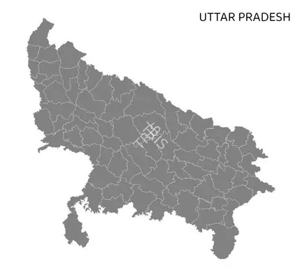 Map of Uttar Pradesh