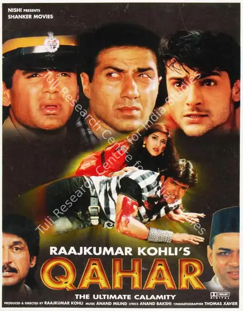 Kohli, Raj Kumar (Producer), Qahar, 1997 | Song-Synopsis Booklet | CinemaEducation | 00780430
