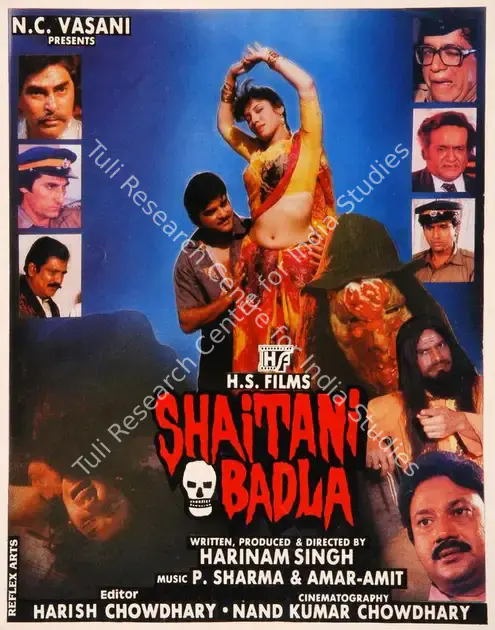 Singh, Harinam (Producer), Shaitani Badla, 1993 | Song-Synopsis Booklet | CinemaEducation | 00780152