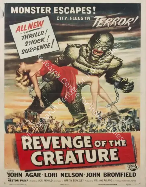 Alland, William (Producer), Revenge Of The Creature, 1955 | Poster | CinemaEducation | 00790448