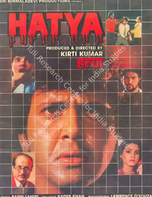 Kumar, Kirti (Producer), Hatya, 1988 | Song-Synopsis Booklet | CinemaEducation | 00864700