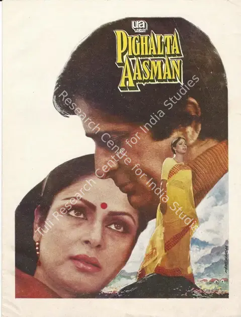 Shammi (Producer), Pighalta Aasmaan, 1985 | Song-Synopsis Booklet | CinemaEducation | 00781291