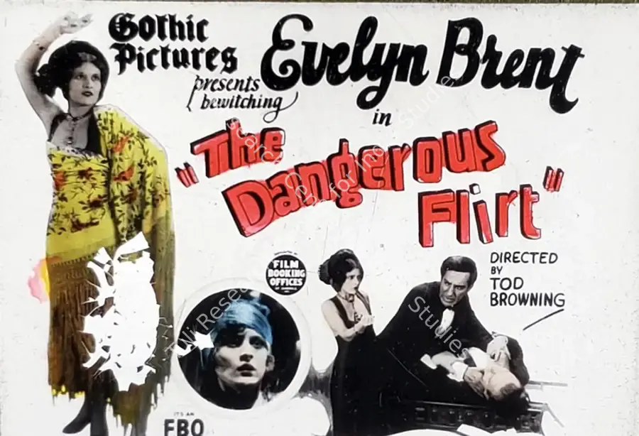 Browning, Tod (Director), The Dangerous Flirt, 1924 | Glass Slide | CinemaEducation | 00795120