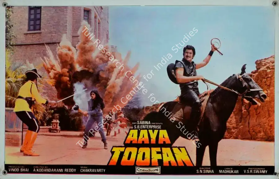 Vinod Bhai (Producer), Aaya Toofan, 1984 | Lobby Card | CinemaEducation | 00782320