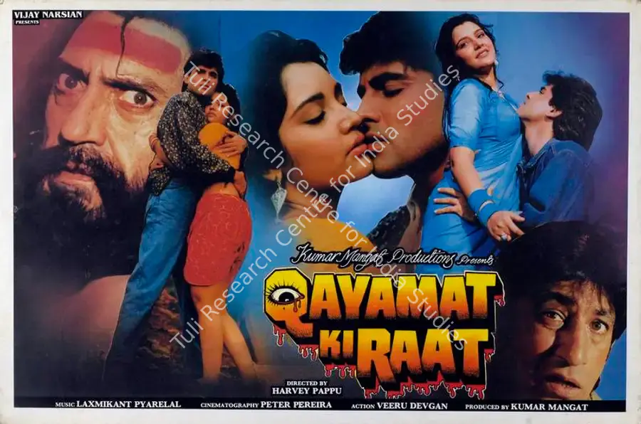 Mangat, Kumar (Producer), Qayamat Ki Raat, 1990 | Lobby Card | CinemaEducation | 00787676