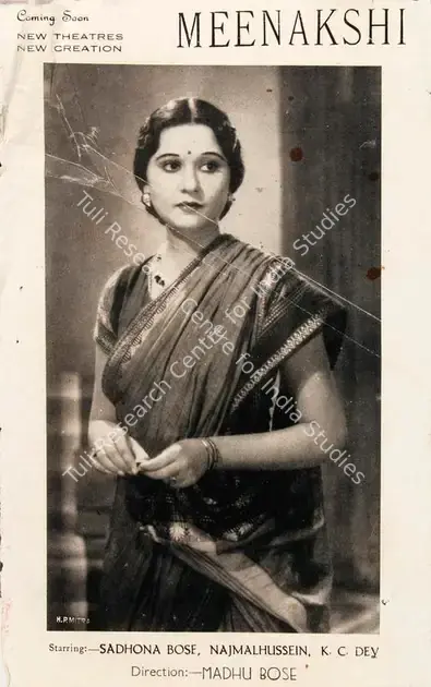 Bose, Modhu (Director), Meenakshi, 1942 | Song-Synopsis Booklet | CinemaEducation | 00778922