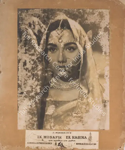 Mukerjee, S. (Producer), Ek Musafir Ek Hasina, 1962 | Photographic Still Mounted on Lobby Card | CinemaEducation | 00764941
