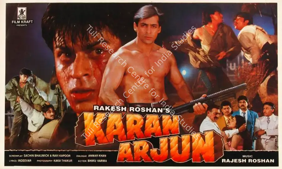 Roshan, Rakesh (Producer), Karan Arjun, 1995 | Song-Synopsis Booklet | CinemaEducation | 00865346