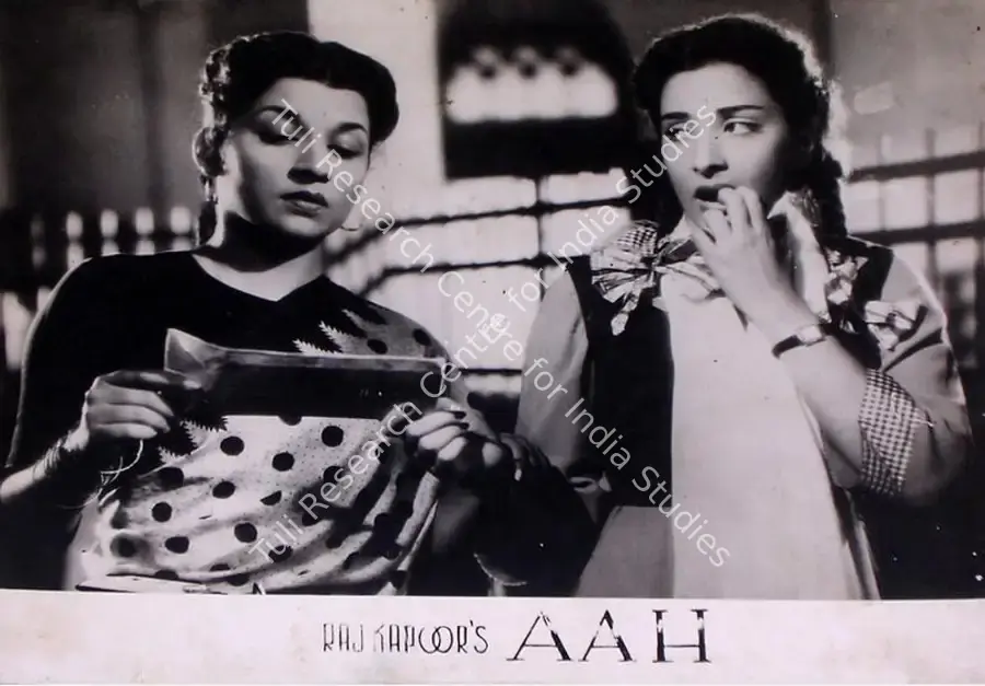 Pathare, Jaywant (Cinematographer), Aah, 1953 | Lobby Card | CinemaEducation | 00809189