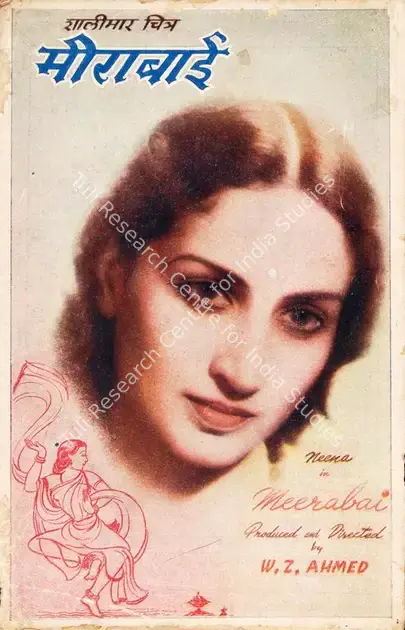 Ahmed, W.Z. (Producer), Meerabai, 1947 | Song-Synopsis Booklet | CinemaEducation | 00778927