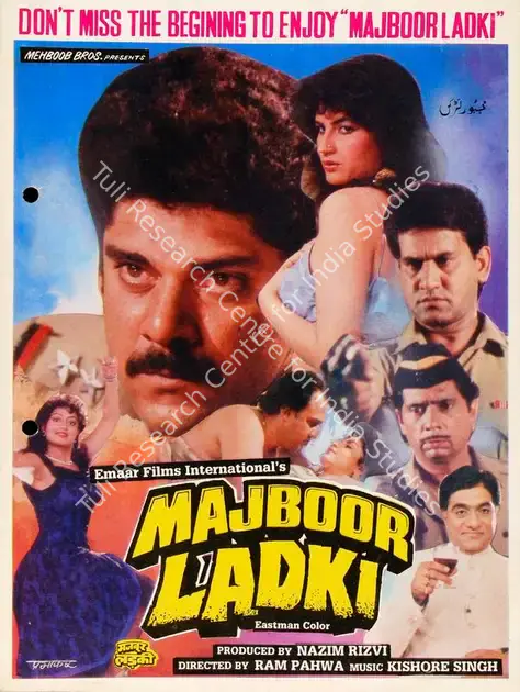 Rizvi, Nazim (Producer), Majboor Ladki, 1991 | Song-Synopsis Booklet | CinemaEducation | 00778801