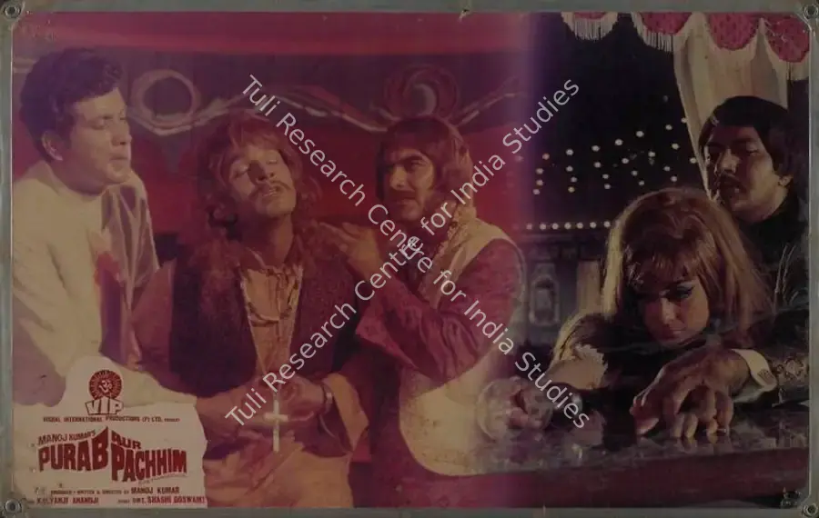 Reddy, V.N. (Cinematographer), Purab Aur Pachhim, 1970 | Lobby Card | CinemaEducation | 00787534