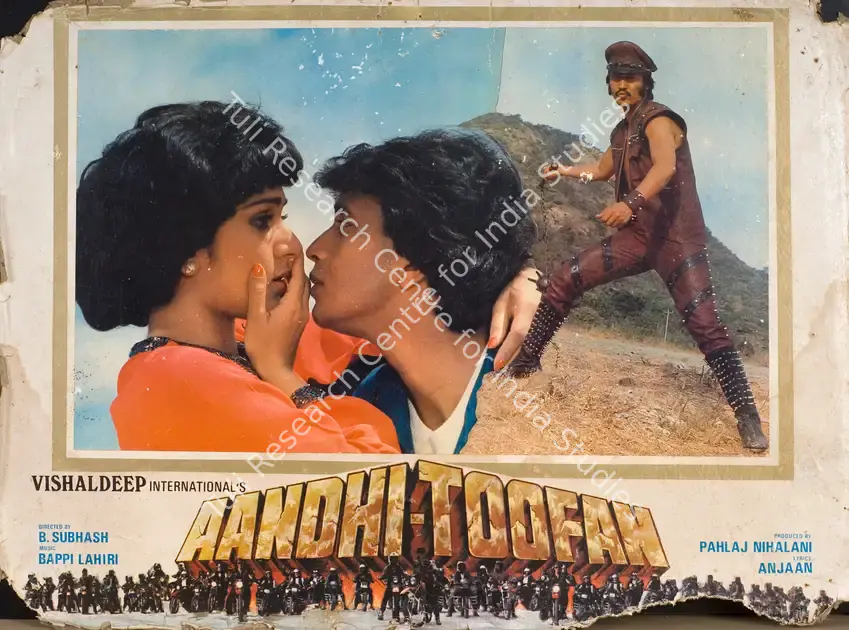 Nihalani, Pahlaj (Producer), Aandhi Toofan, 1985 | Photographic Still Mounted on Lobby Card | CinemaEducation | 00764545