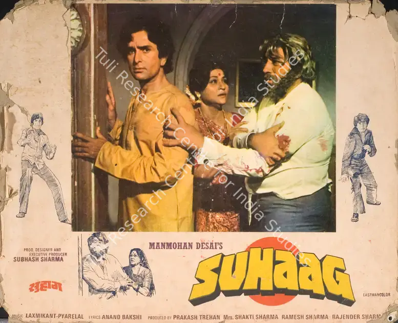 Prasad, V.Durga (Cinematographer), Suhaag, 1979 | Photographic Still Mounted on Lobby Card | CinemaEducation | 00765670