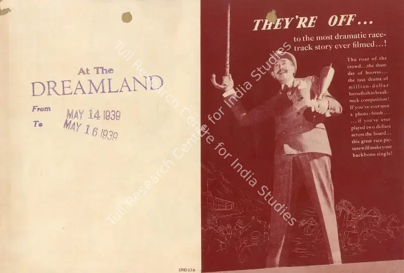 Green, Alfred E. (Director), King of the Turf, 1939 | Handbill | CinemaEducation | 00894253