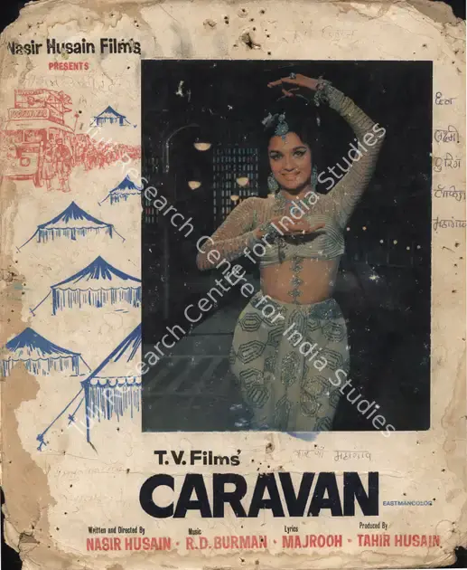 Husain, Tahir (Producer), Caravan, 1971 | Photographic Still Mounted on Lobby Card | CinemaEducation | 00764757