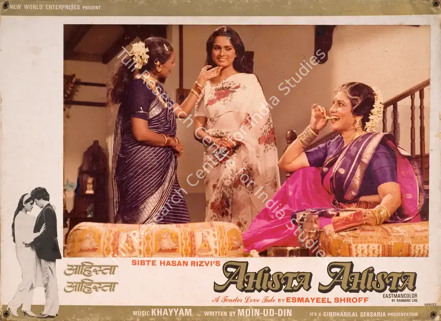 Billimoria, Russi (Cinematographer), Ahista Ahista, 1981 | Photographic Still Mounted on Lobby Card | CinemaEducation | 00764580