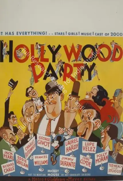 Dwan, Allan (Director), Hollywood Party, 1934 | Poster | CinemaEducation | 00789958