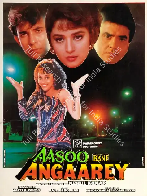 Varma, Jatti K. (Producer), Aasoo Bane Angaarey, 1993 | Song-Synopsis Booklet | CinemaEducation | 00862768